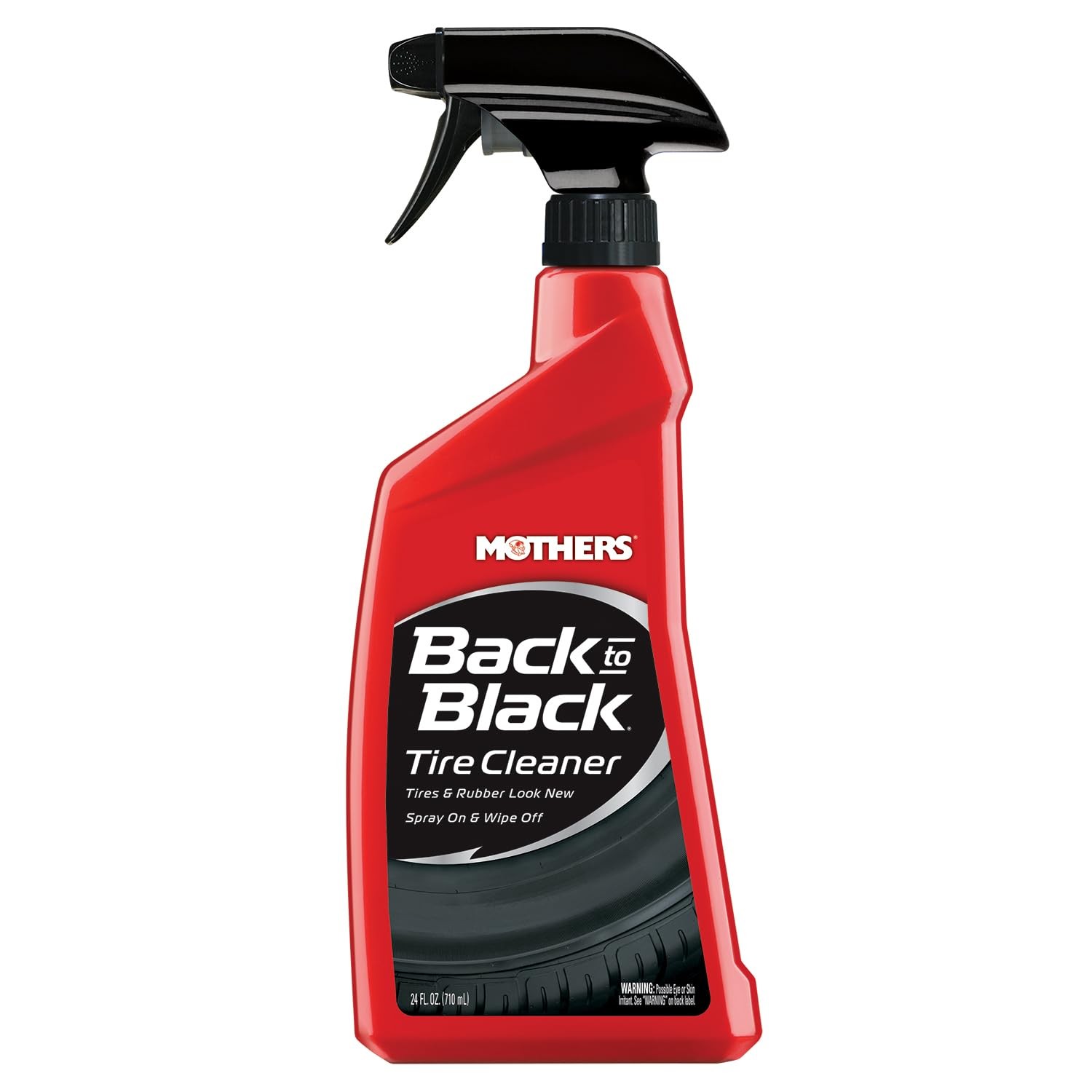 Mothers 09324 Back-to-Black Tire Renewer/Cleaner for All Tires - 24 Oz