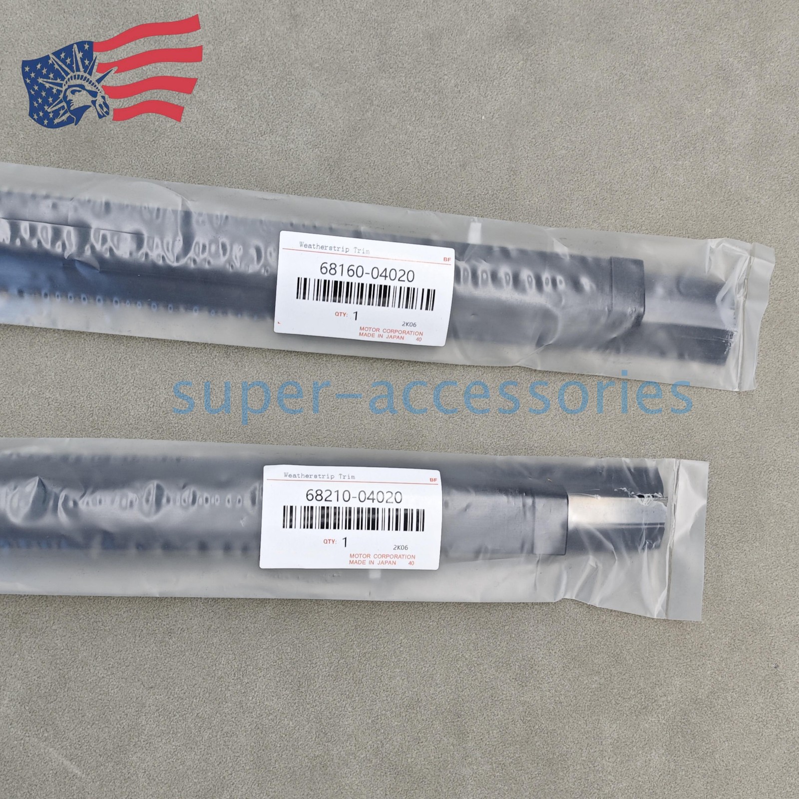 OEM Window Moulding Trim Weatherstrip FITS For Toyota Tacoma Double Cab 95-04