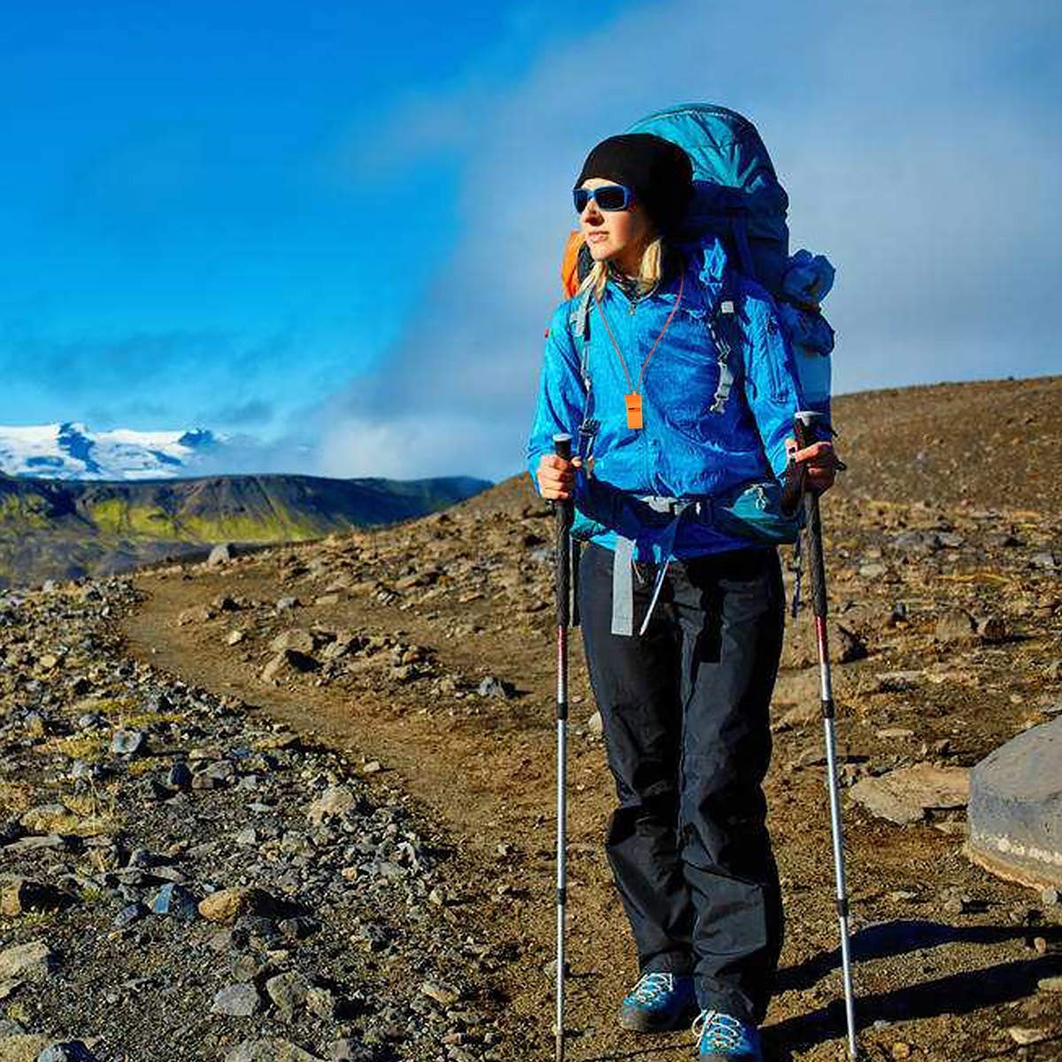 72Pcs Plastic Whistles, Bulk Whistles, Training Sports Whistles with Lanyard