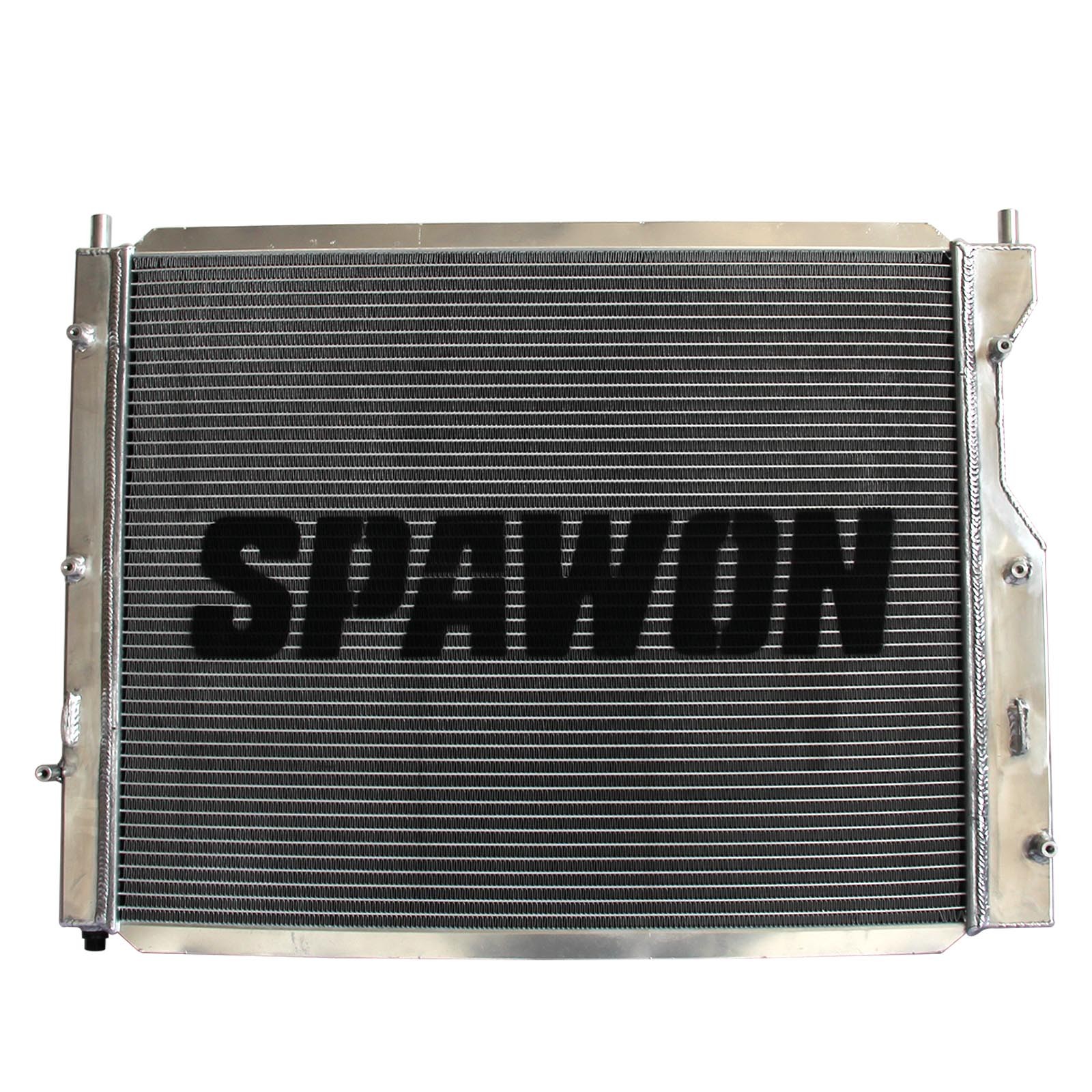 SPAWON 3Rows Radiator+Fan Shroud For Ford Mustang Shelby V6 V8 07-14 Aluminum MT