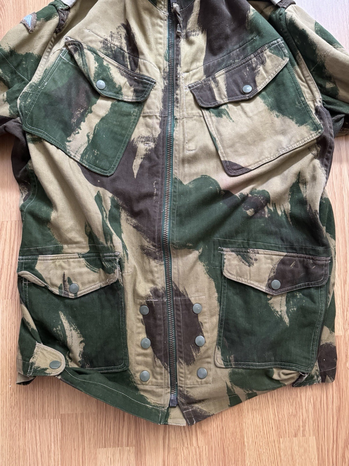 Genuine 1959 Pattern Denison Smock Major Rank & Wings Airborne Parachute