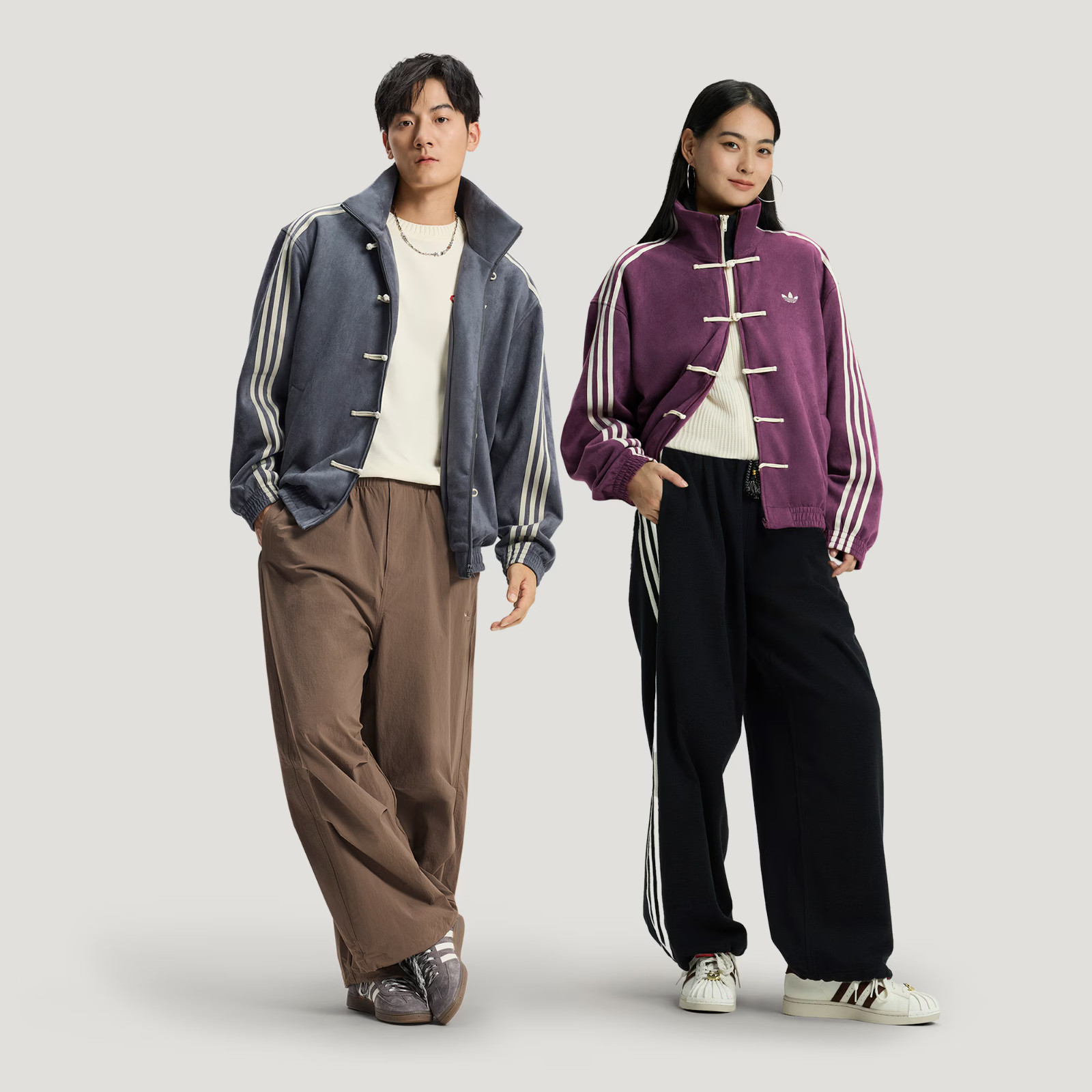 Adidas ORIGINALS CTT Chinese Jacket Purple Unisex NEW RARE LIMITED EDITION SizeM