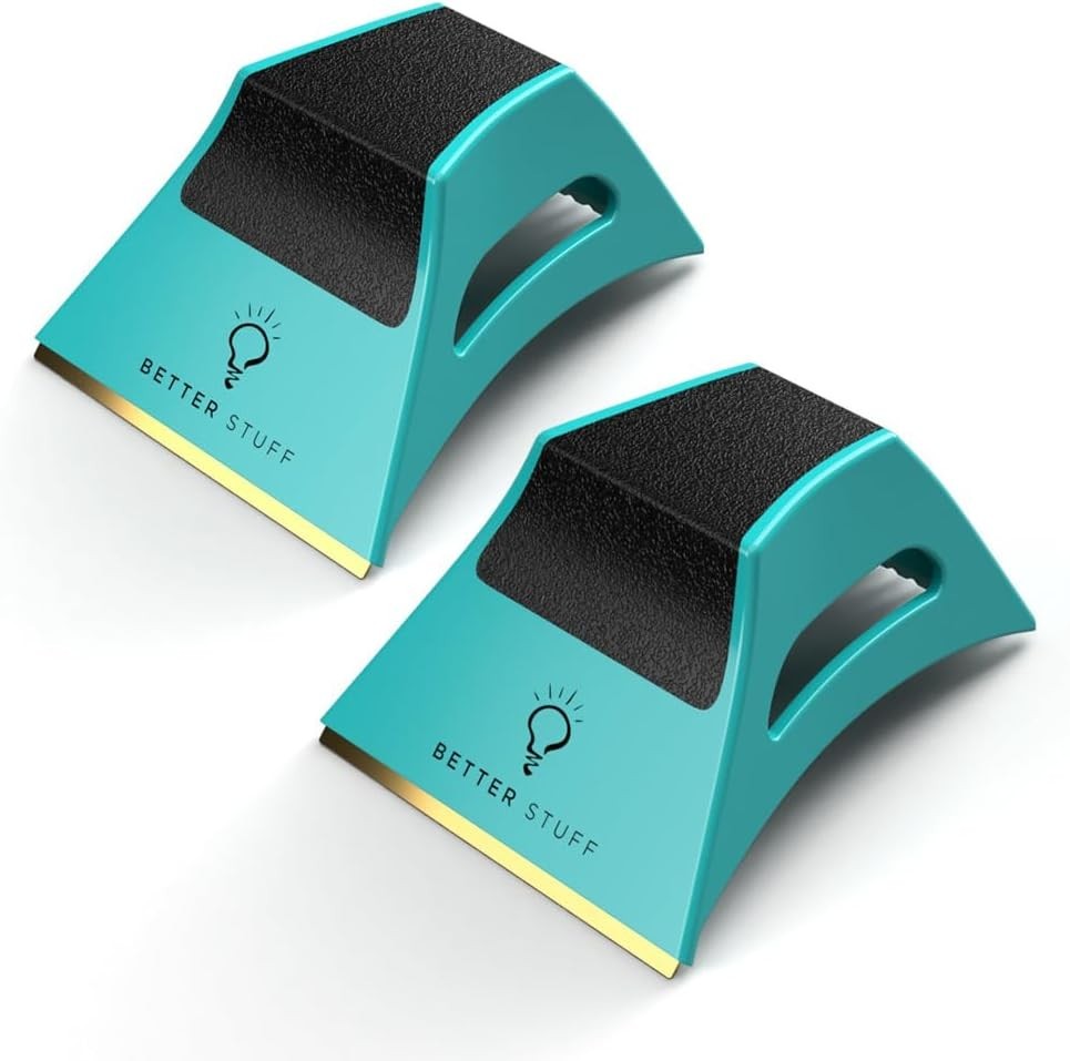 Innovative Ice Scraper Brass Edge Frost Remover Set of 2