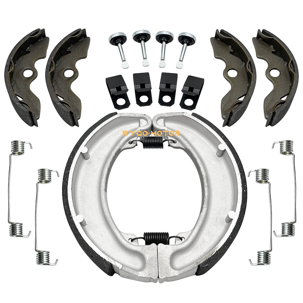 Front & Rear Brake Shoes Pins Kit for Honda Fourtrax 300 2x4 1988-2000 TRX300