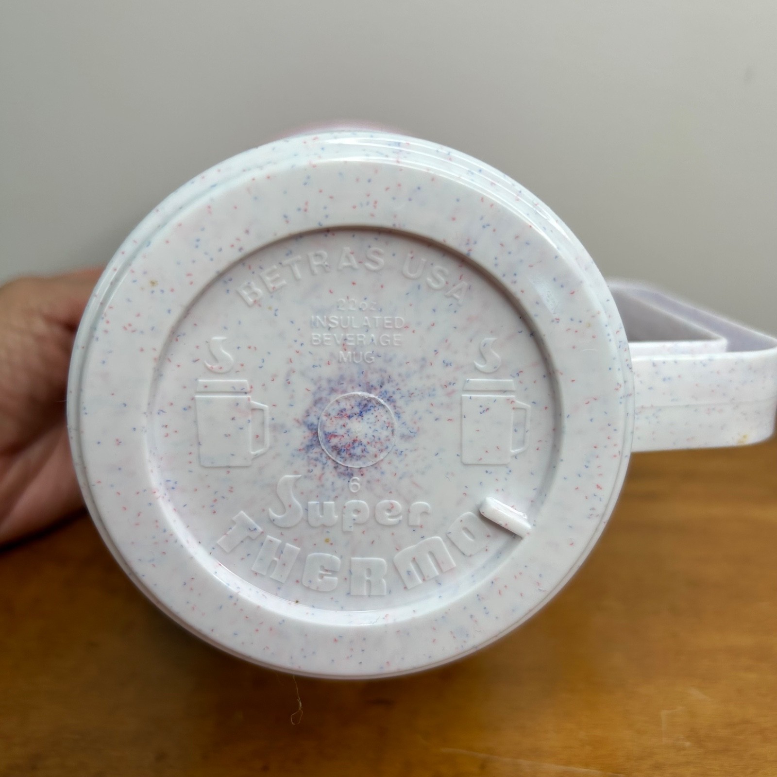 Dunkin' Donuts Vintage Thermo Travel Coffee Tumbler Mug Time to Make Donuts Fred