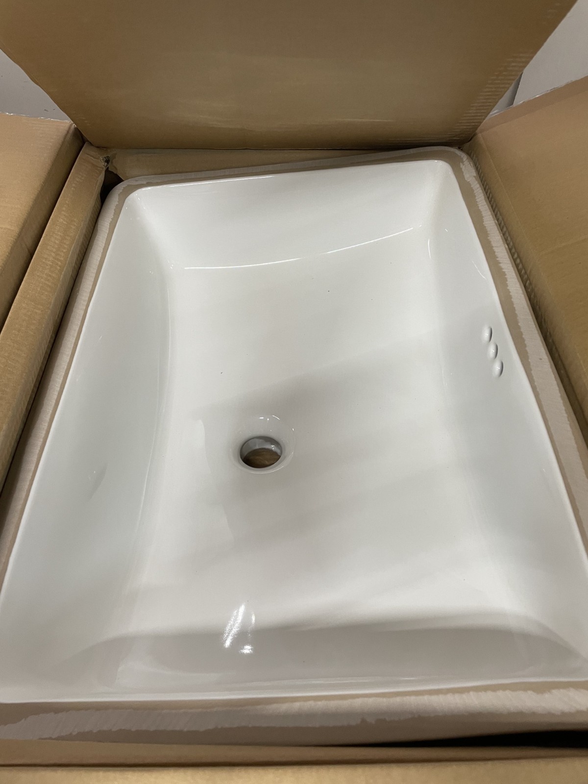 Signature Hardware 447962 Myers 23" White Undermount Bathroom Sink