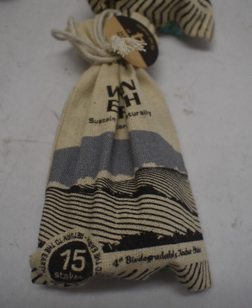 Woven Earth Biodegradable 4” Nesting Landscape Stake Organic Lot of 60 Stakes