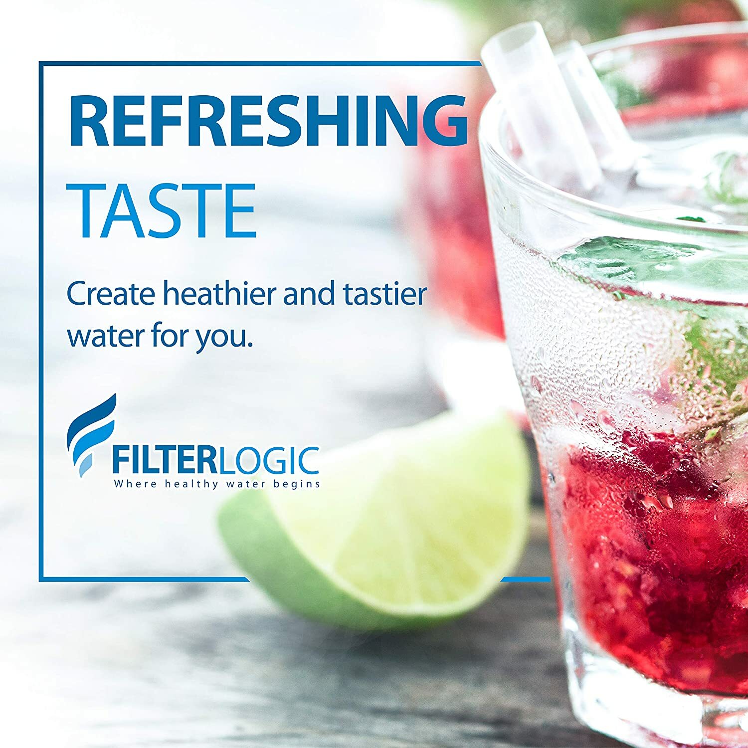 FilterLogic Pitcher Water Filter, Replacement for Brita Classic (6 packs)