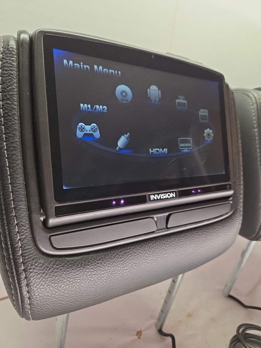 10-16 Land Rover Lr4 TOUCHSCREEN Headrest SCREEN Monitor DVD HDMI GAME USB