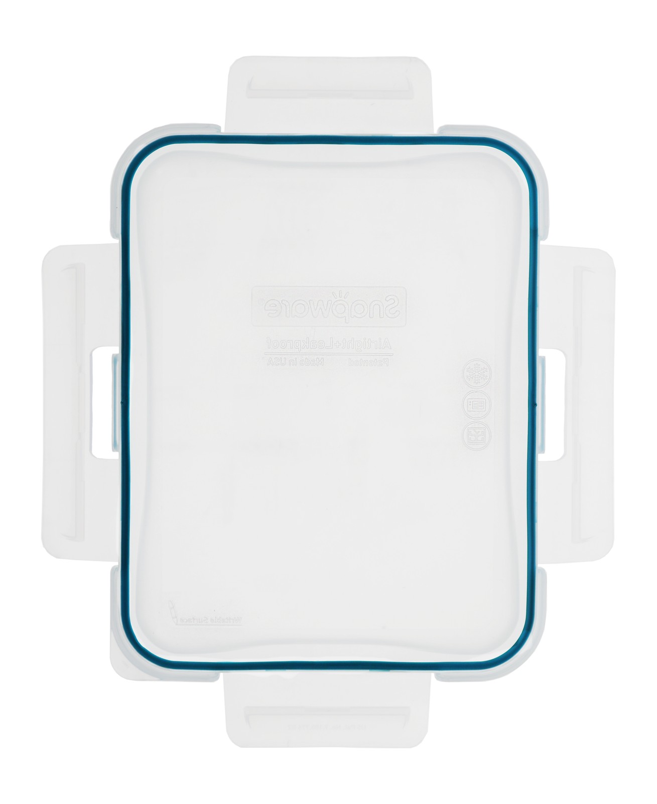 Snapware 7211R 6 Cup Total Solutions Clear Lid W/Juniper Green Gasket - Made in