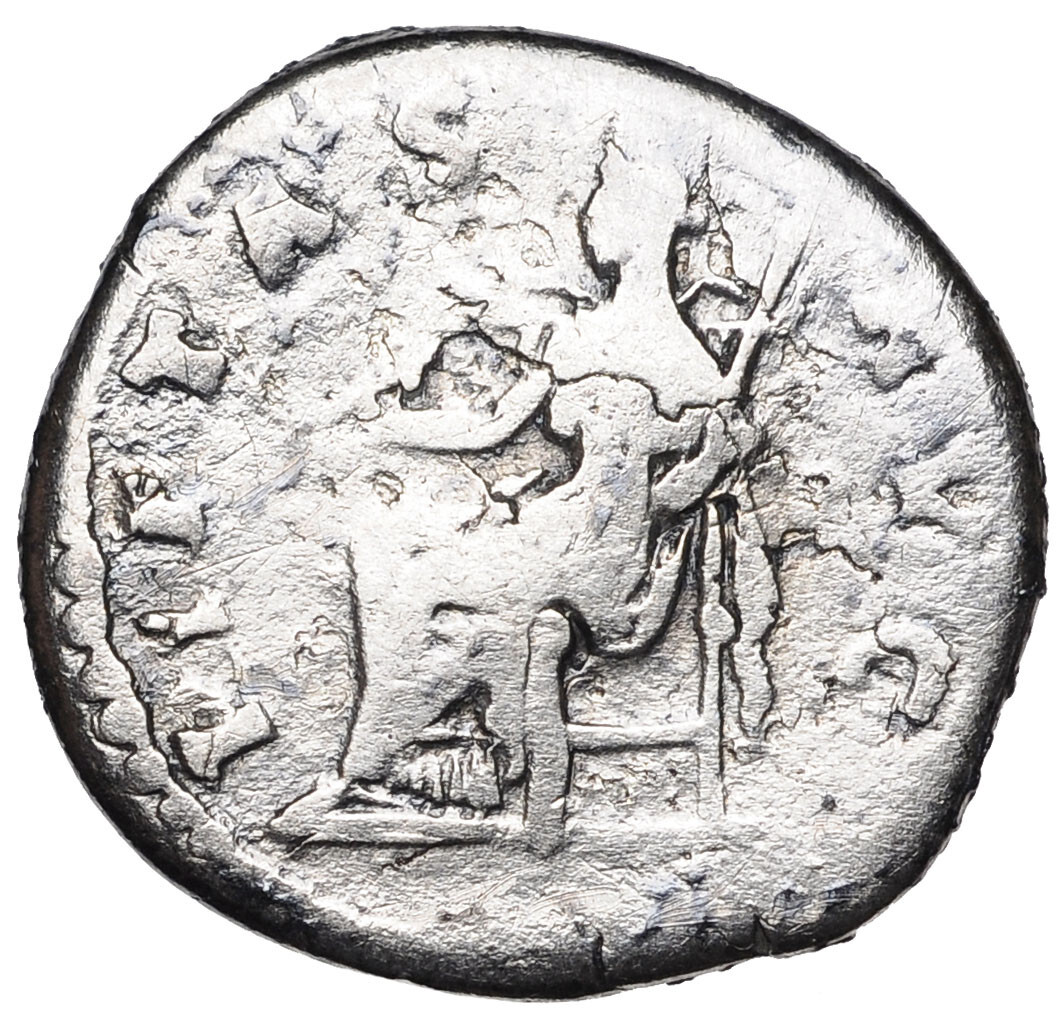 Ancient Roman Empire Coin Silver Denarius Hadrian 117 - 138 AD Authentic #20129