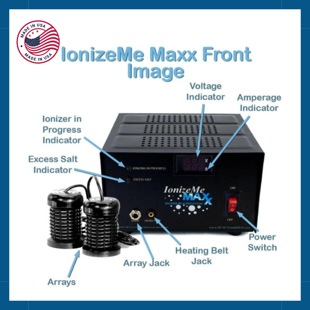 IonizeMe Maxx Heavy Duty Ionic Detox Foot Spa Machine Ion Cleanse Remove Toxins