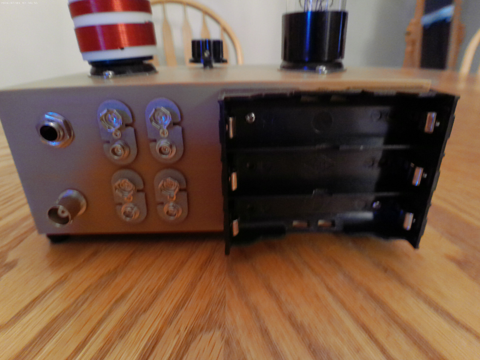 SCHEMATIC ONLY 12L8 REGEN RADIO (540 KHZ TO 15.5 MHZ) AM BROADCAST/SHORTWAVE