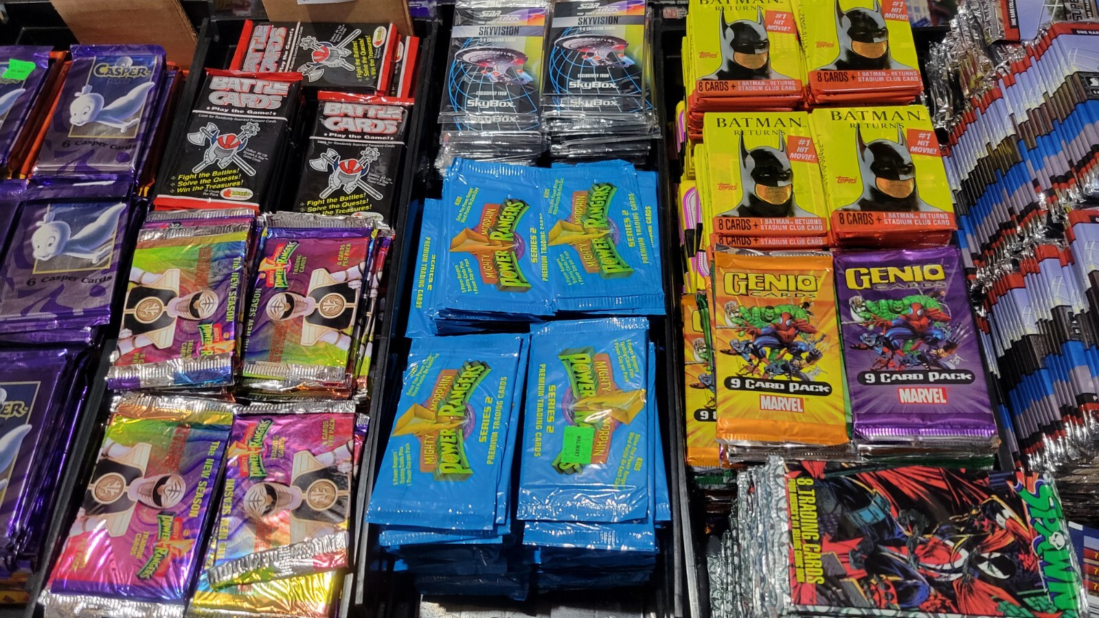 Non Sports Trading Card Packs – 128 Packs Vintage Assorted -Less Than $.70 Each