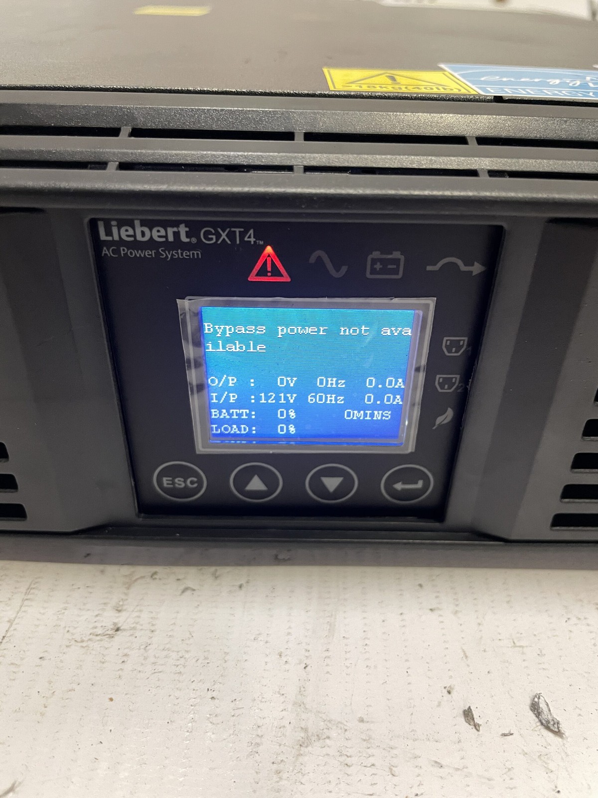 Emerson Liebert GXT4-1000RT230 Online Double Conversion UPS 200/208/220/230/240V