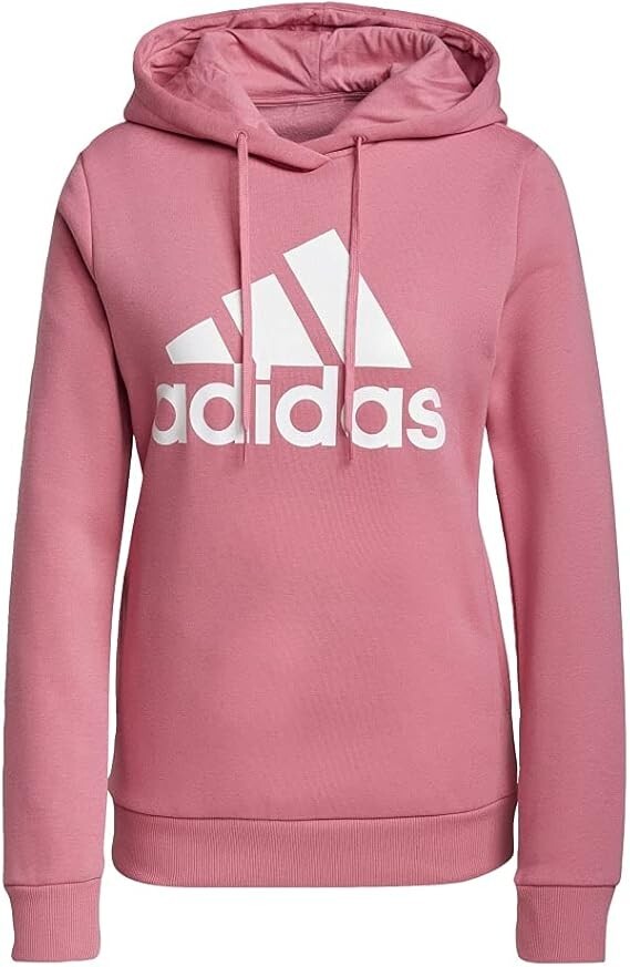 Adidas Loungewear Sweater Essentials Logo Fleece Hoodie H10140 - Pink