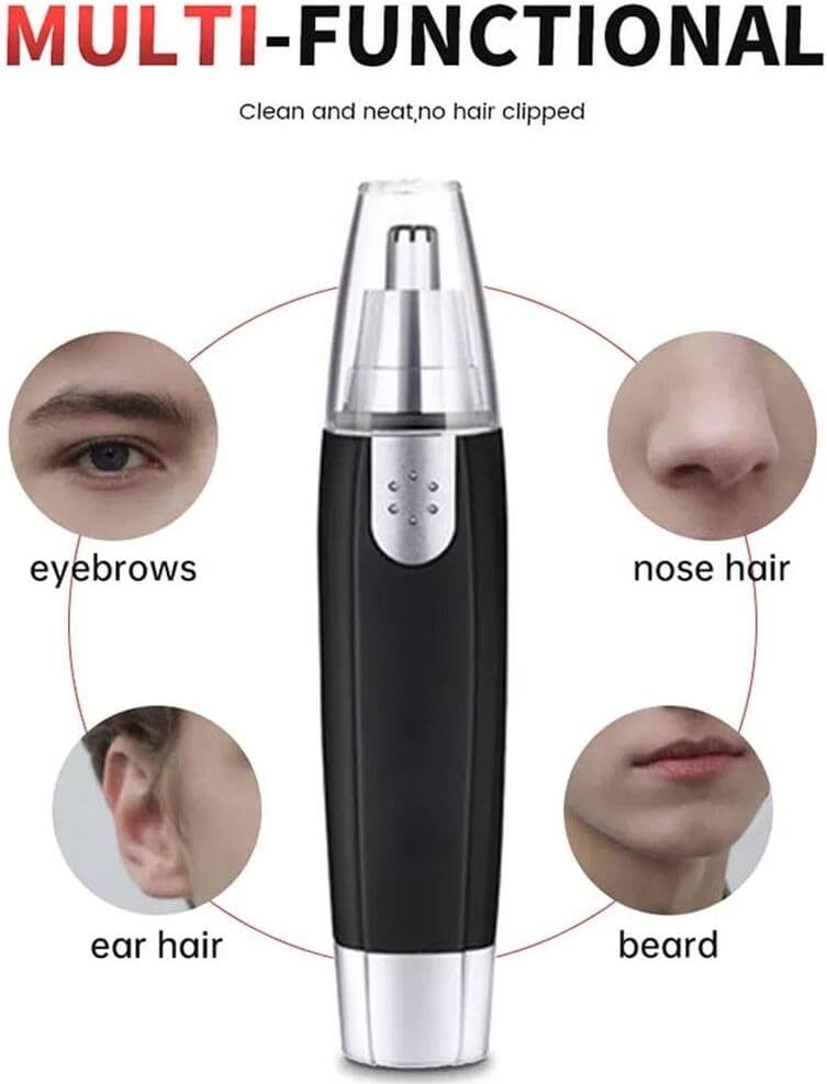 Electric Nose Hair Trimmer Shaver Ear Face Eyebrow Mustache Beard Shaver Clipper
