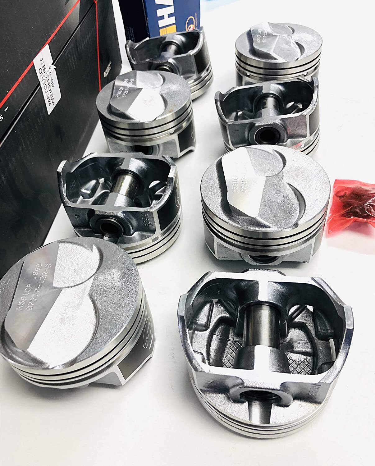 SPEED PRO Hypereutectic 30cc Dome Pistons+CAST Rings Kit Chevy BB 454 7.4L STD