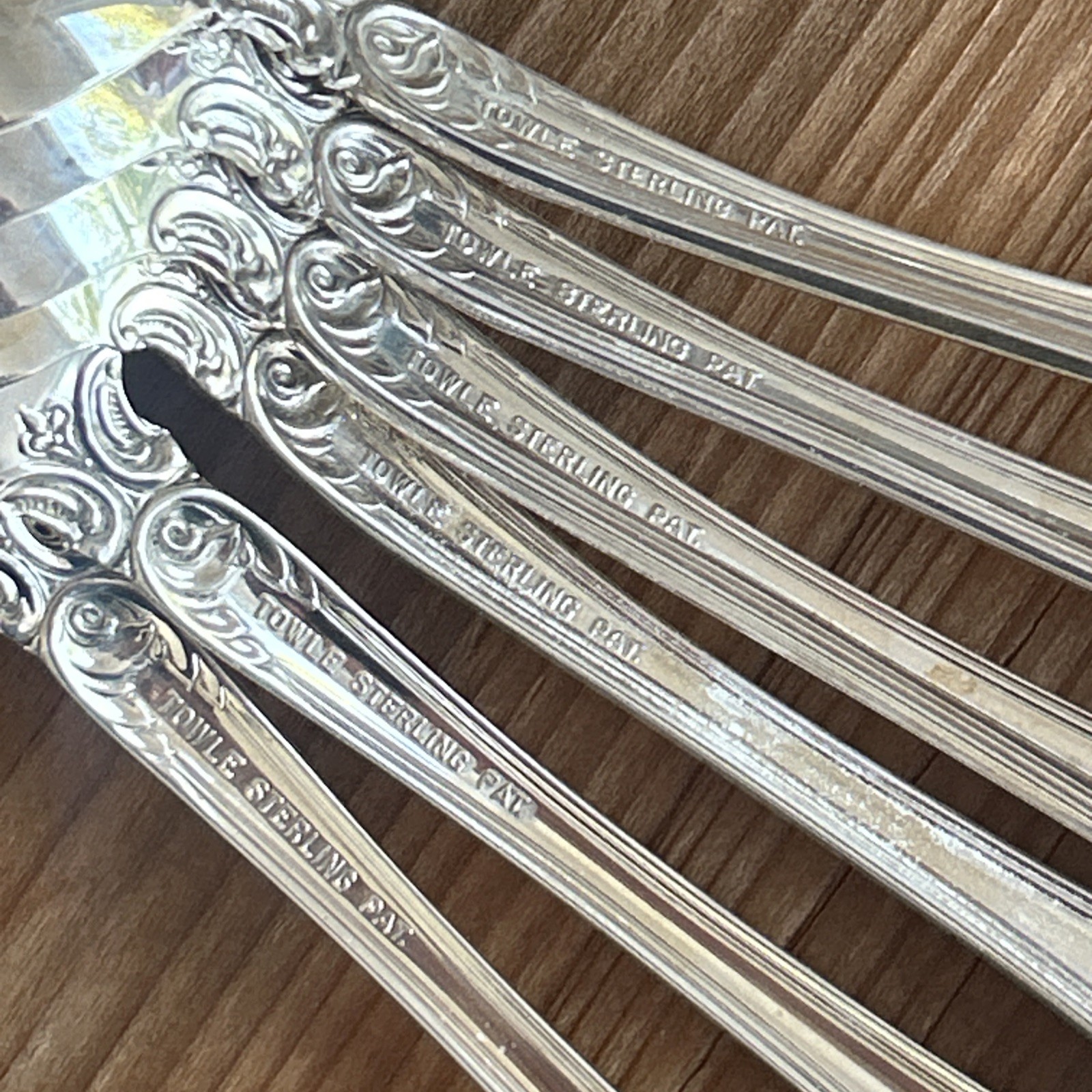 (6) Old Master by Towle Sterling Silver Round Cream Soup Spoon 6 1/4" abt 221g