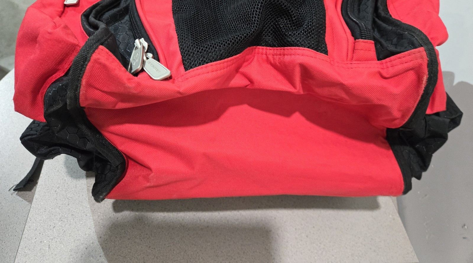 Boombah Superpack Red Black *missing Front Flap *