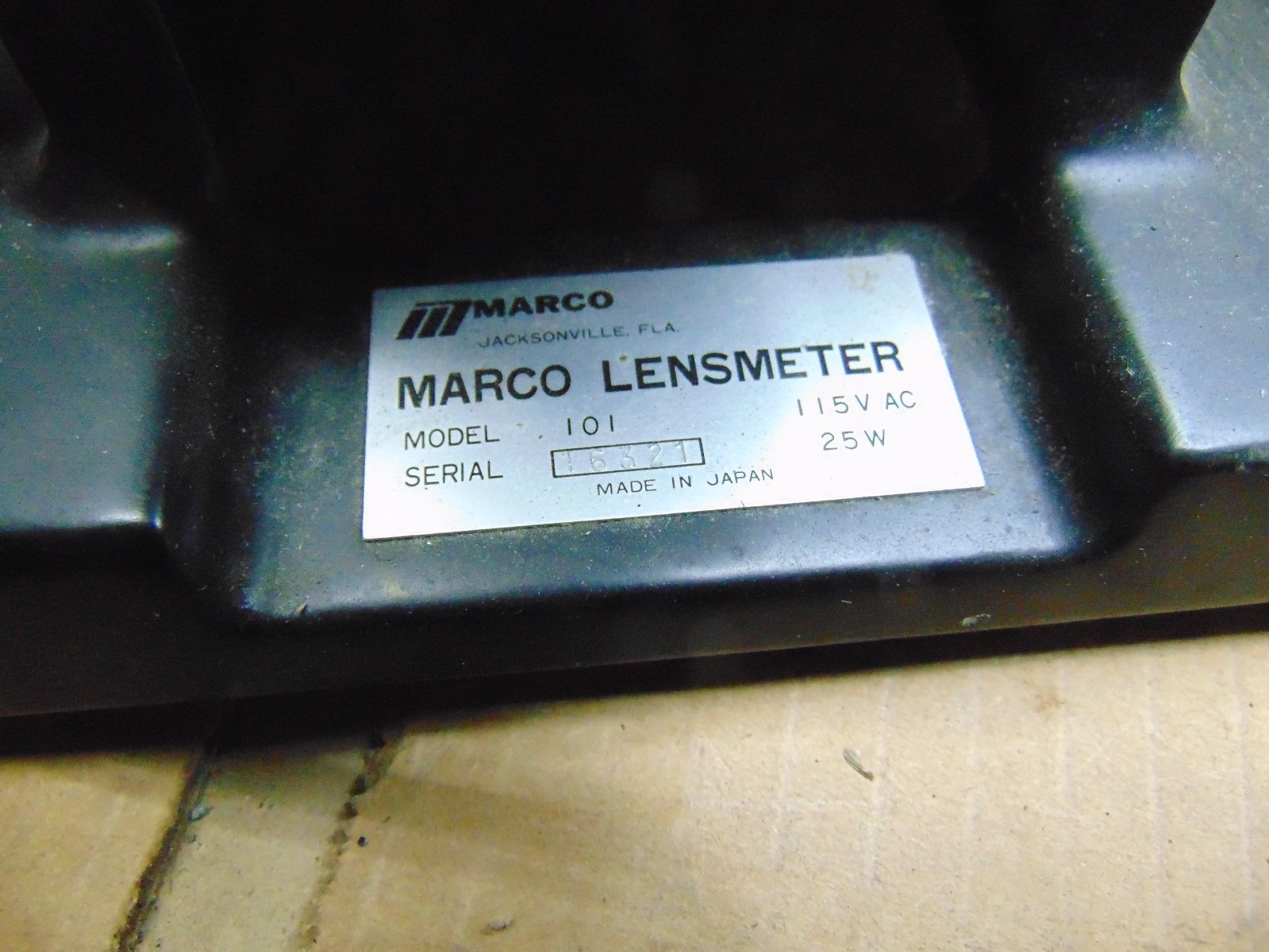 Marco 101 Manual Lensometer
