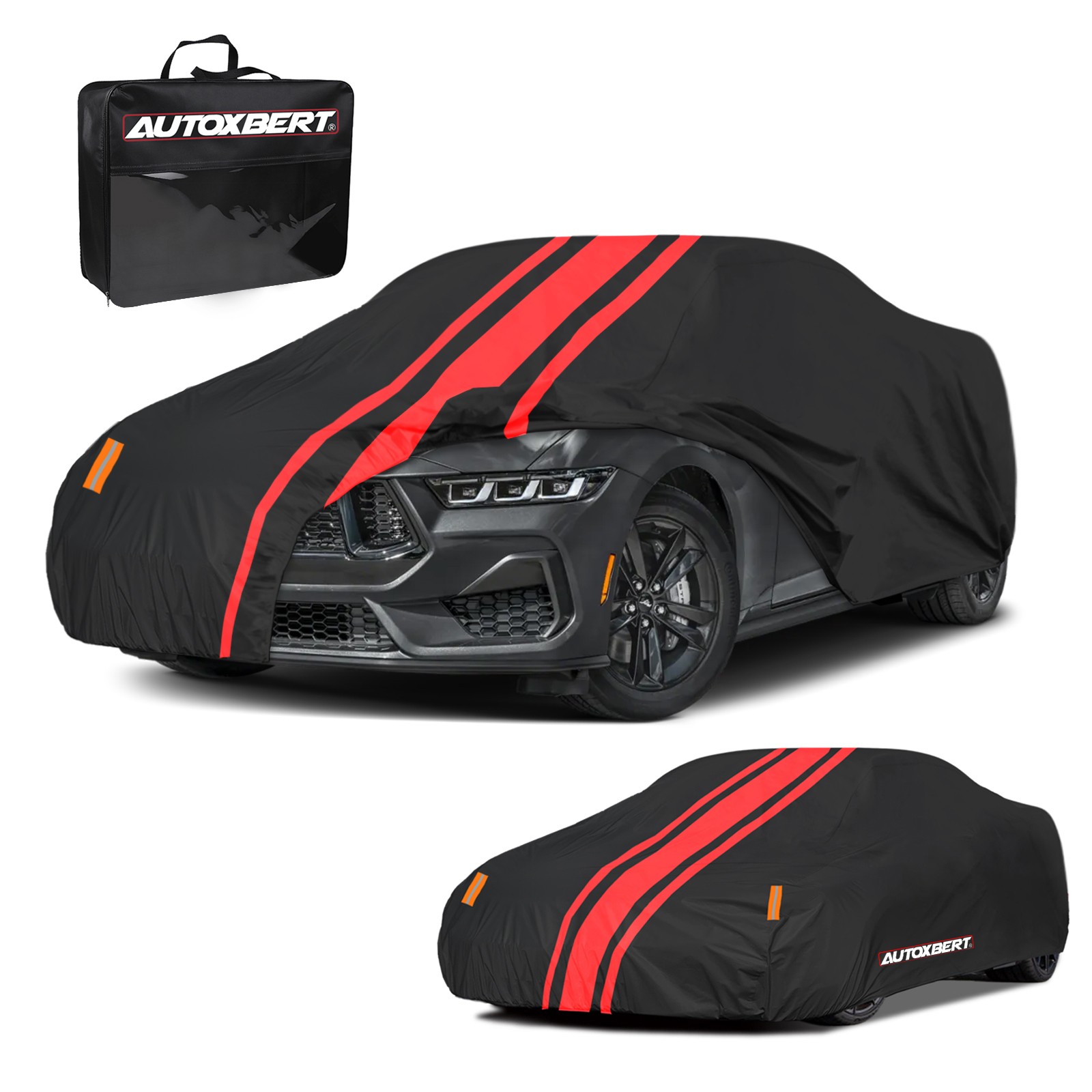 6 Layer Car Cover Custom 100% Waterproof For FORD MUSTANG All Weather Protection