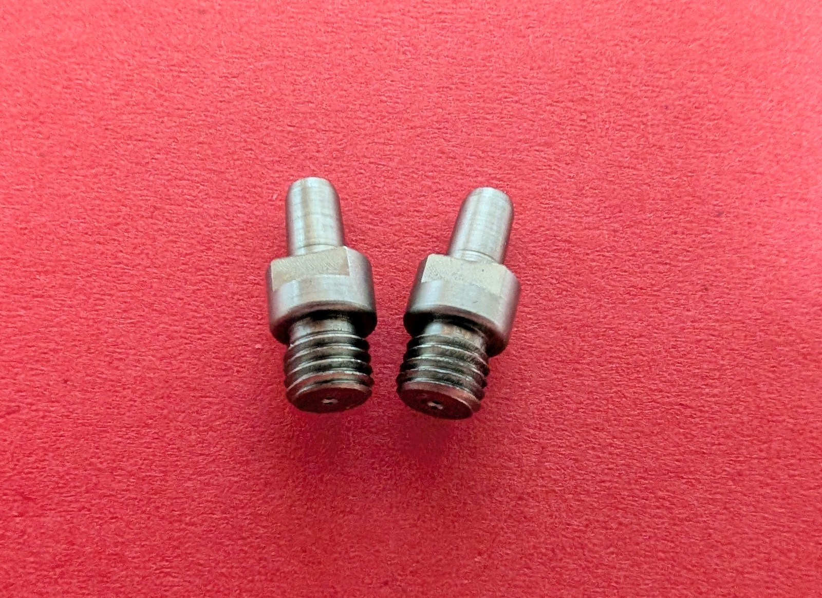 TWO Stainless Nipples Thread is 1/4"x28 Thompson Center & Others, For #11 Caps