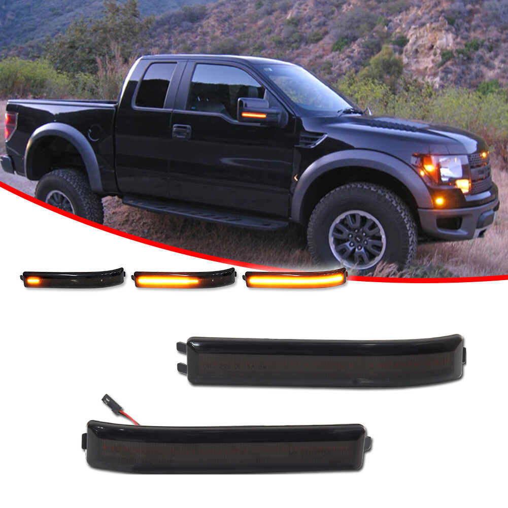 LED Side Mirror Sequential Turn Signal Light Lamp For Ford 2009-2014 F150 F-150
