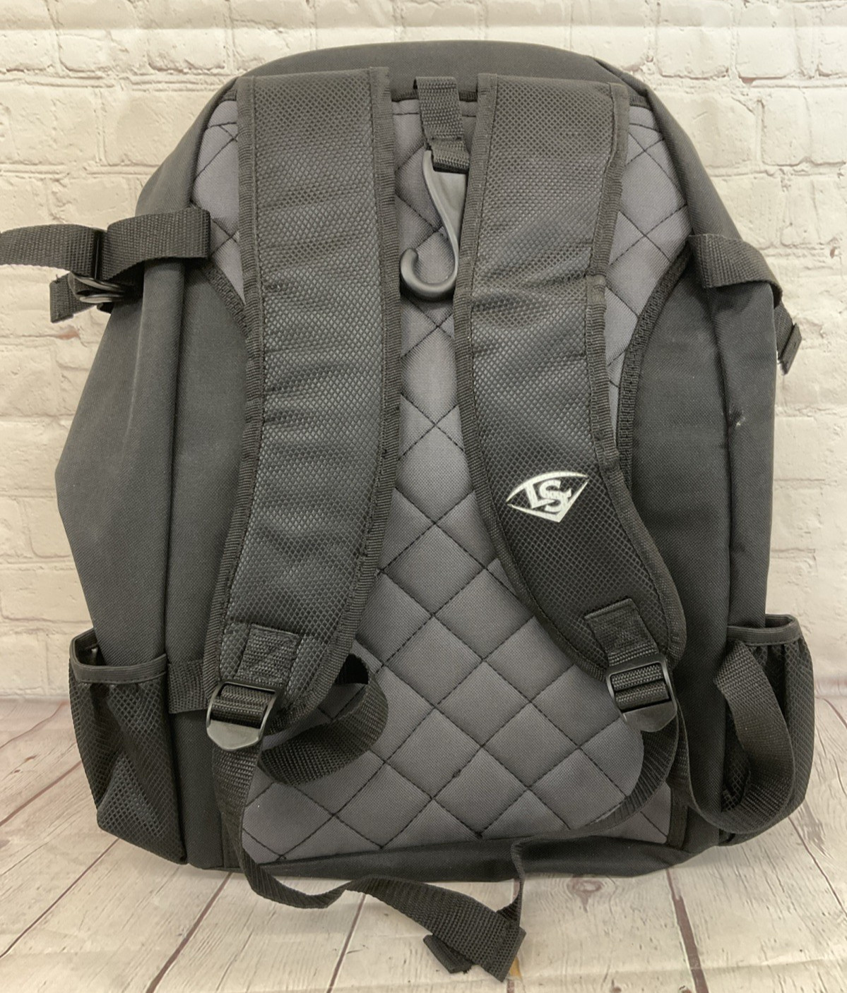 Louisville Slugger MV35140698 Athletic Baseball Backpack Black Grey OS