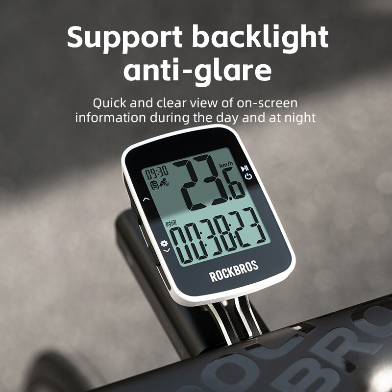 ROCKBROS Bicycle Speedometer Odometer Waterproof CycleBike Computer Wireless GPS