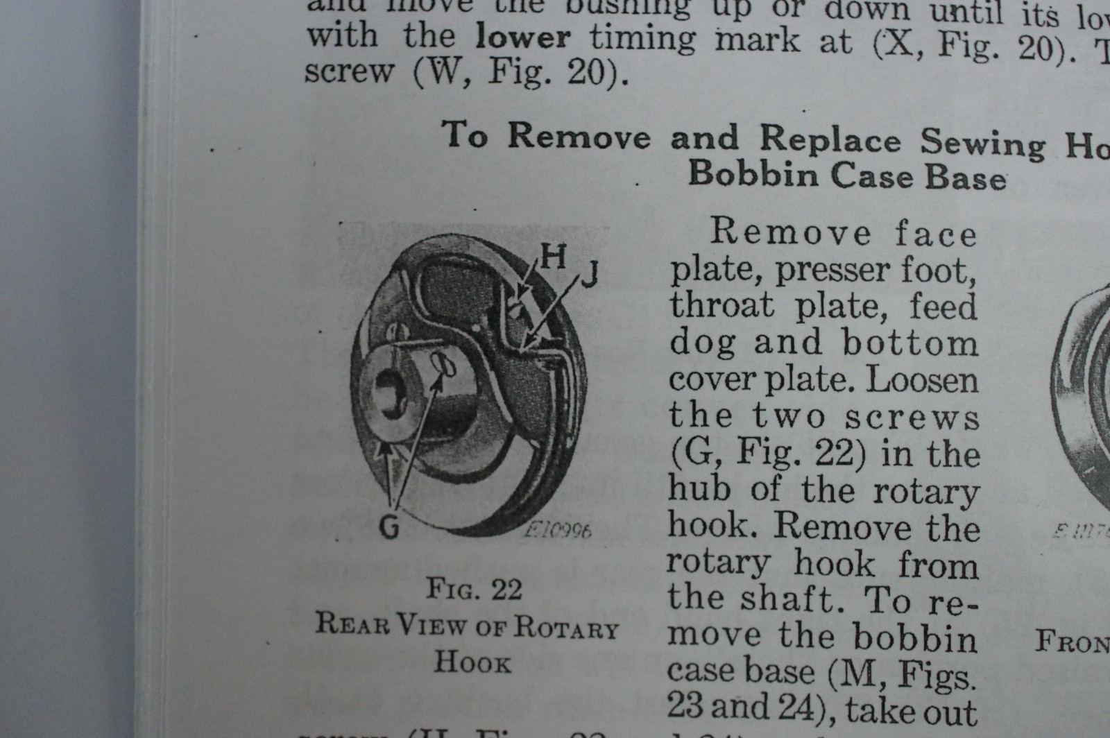 Adjusters Service Manual Singer Featherweight 221 Sewing Machine Dealer Booklet