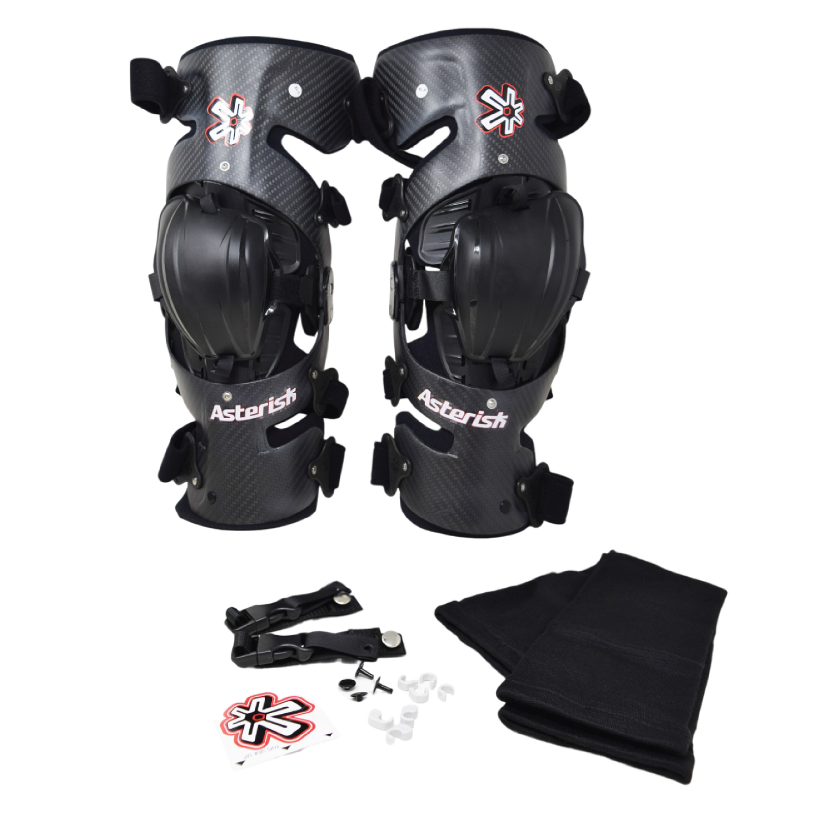 Asterisk Micro Cell Youth Knee Braces (Pair) for Motocross & Off-Road Jr. Riders