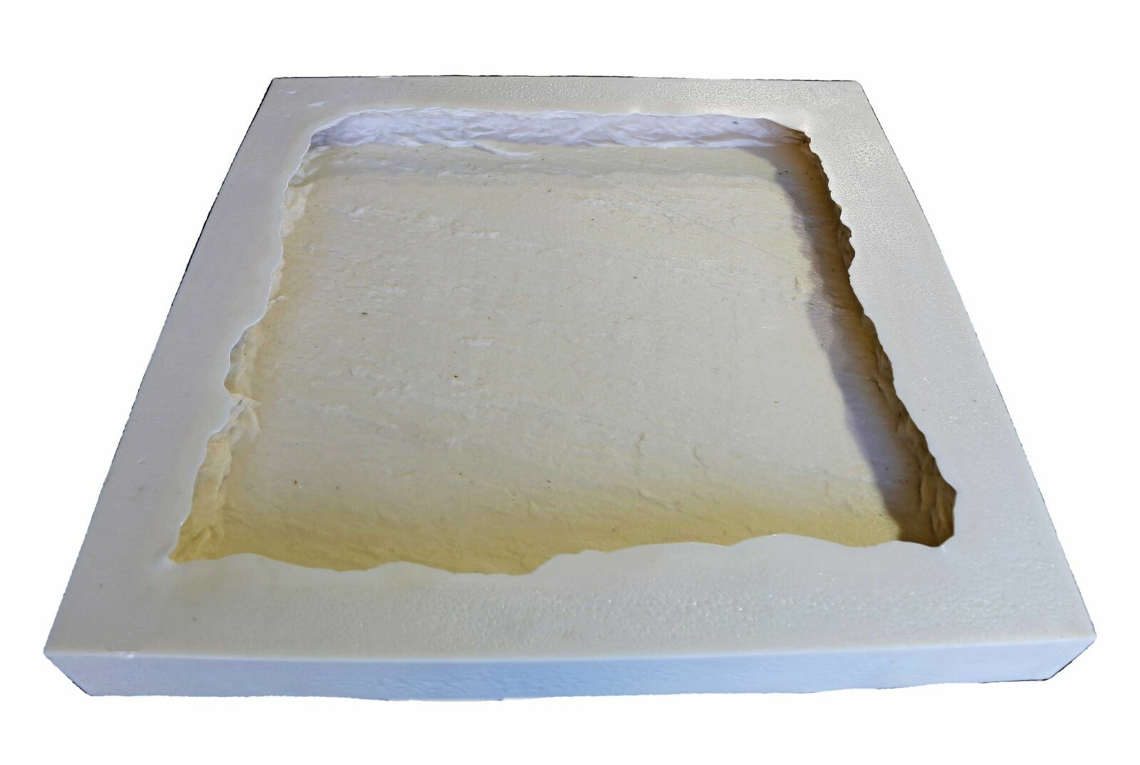 Rubber Mold for Concrete 20.5x20.5" Wall Cap, Column Cap, Hearthstone, Paver