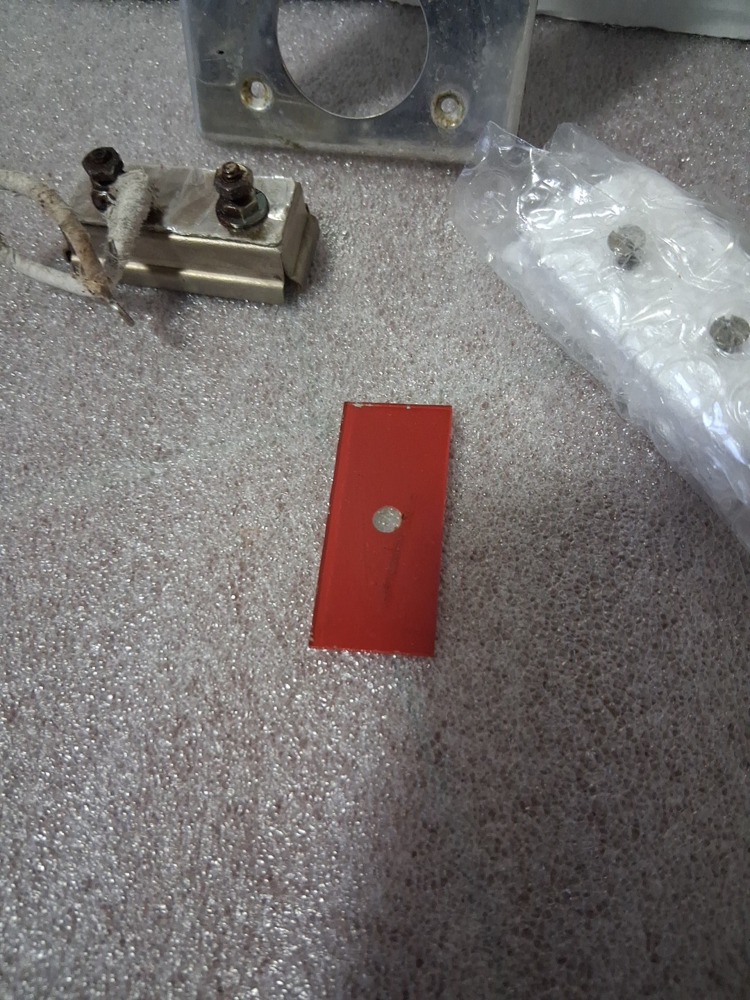 Vintage On Off Temperature Control Backplate GE Roaster 123C19 Replacement Part