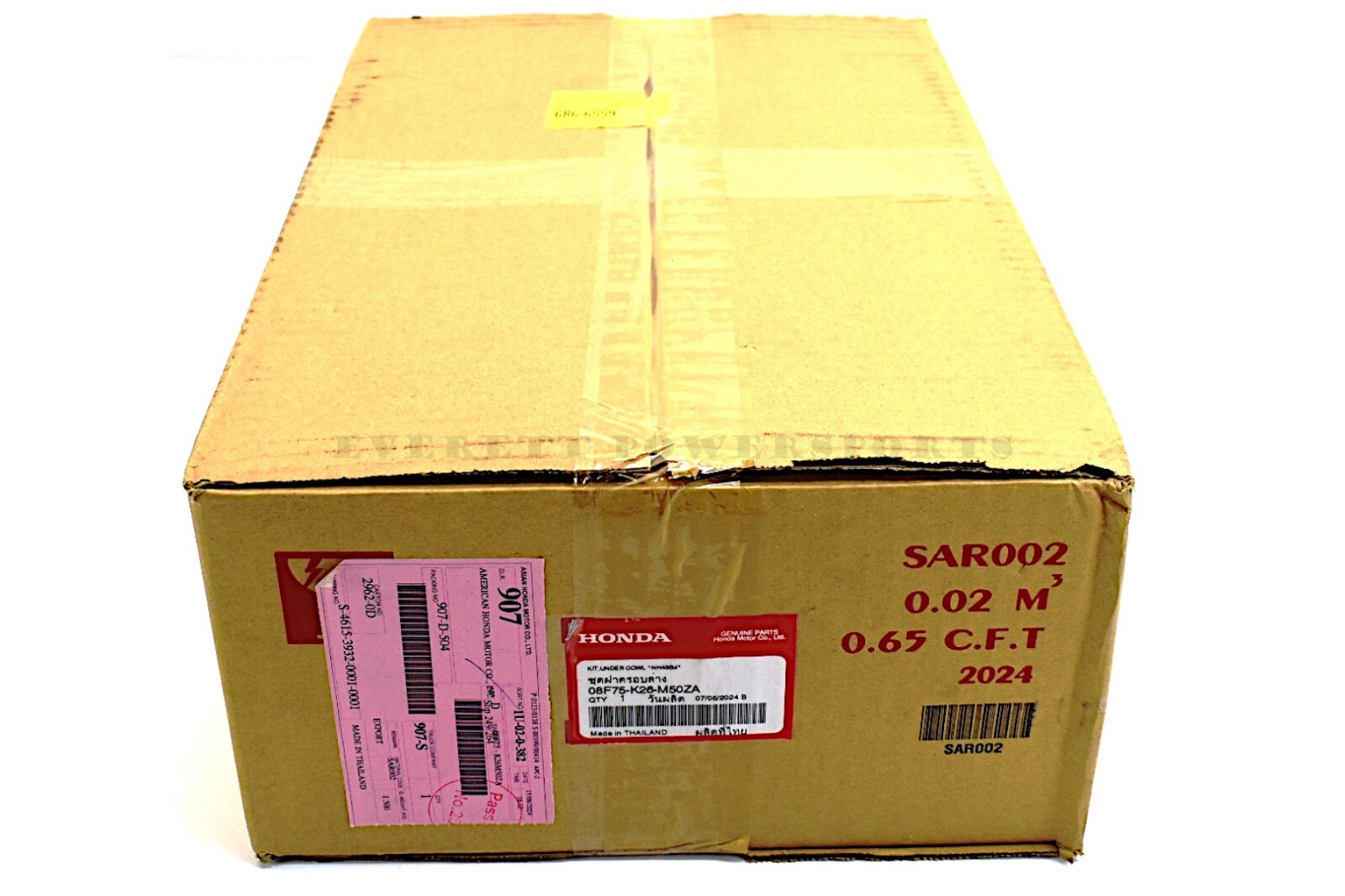 Under Cowl Fairing & Mount Kit Grom 125 2022-2025 Matte Black OEM Belly Pan#E303