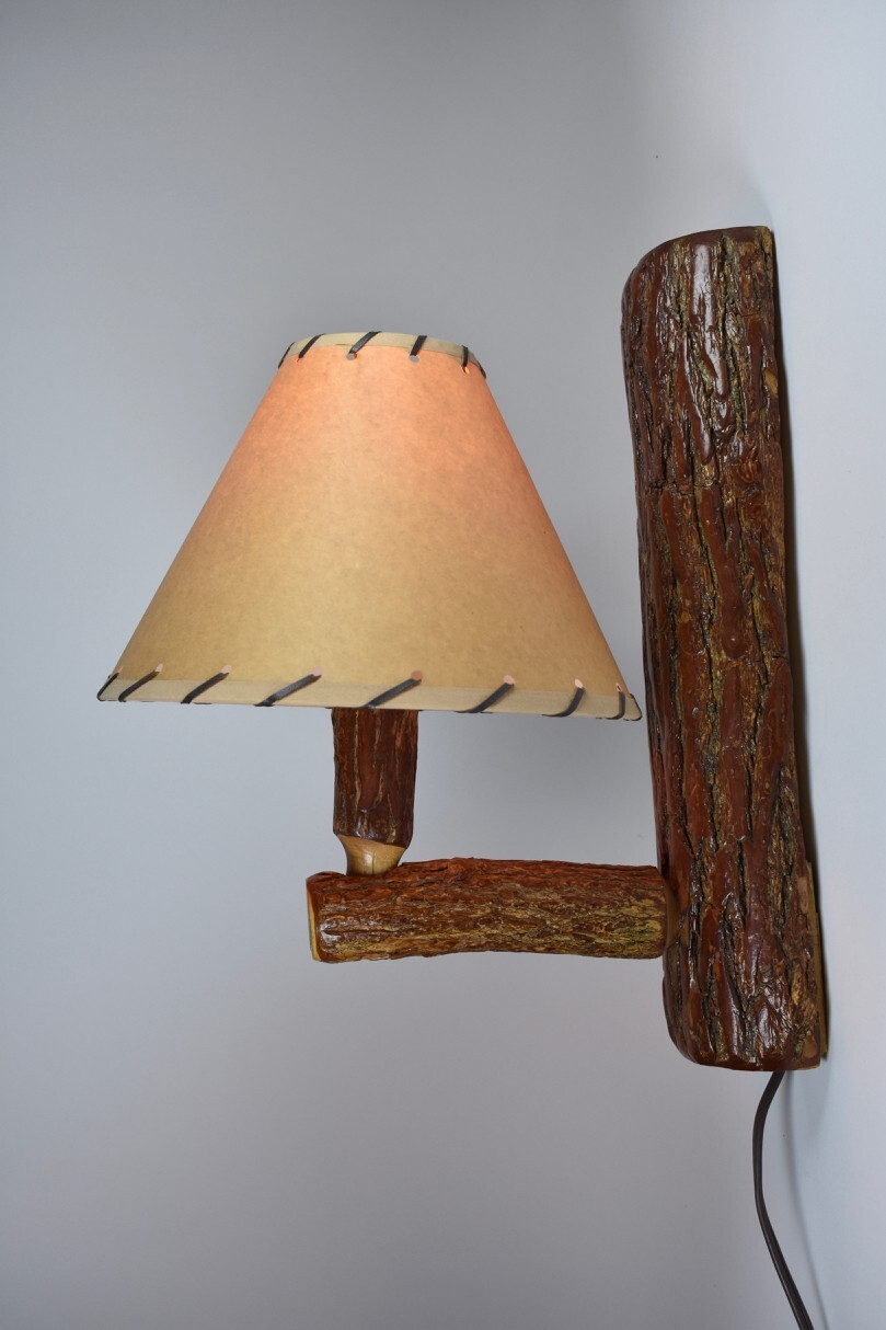 Old Hickory Shelbyville Style Wall Sconce Light Lamp Adirondack Cabin Rustic