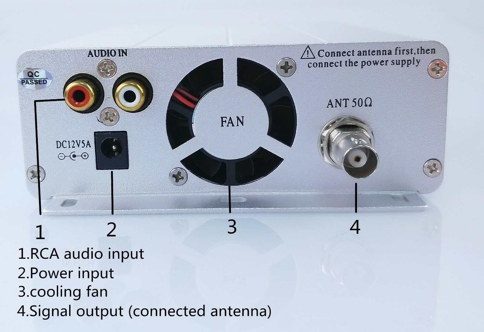 15W stereo PLL FM transmitter broadcast Wireless audio broadcasting Christmas