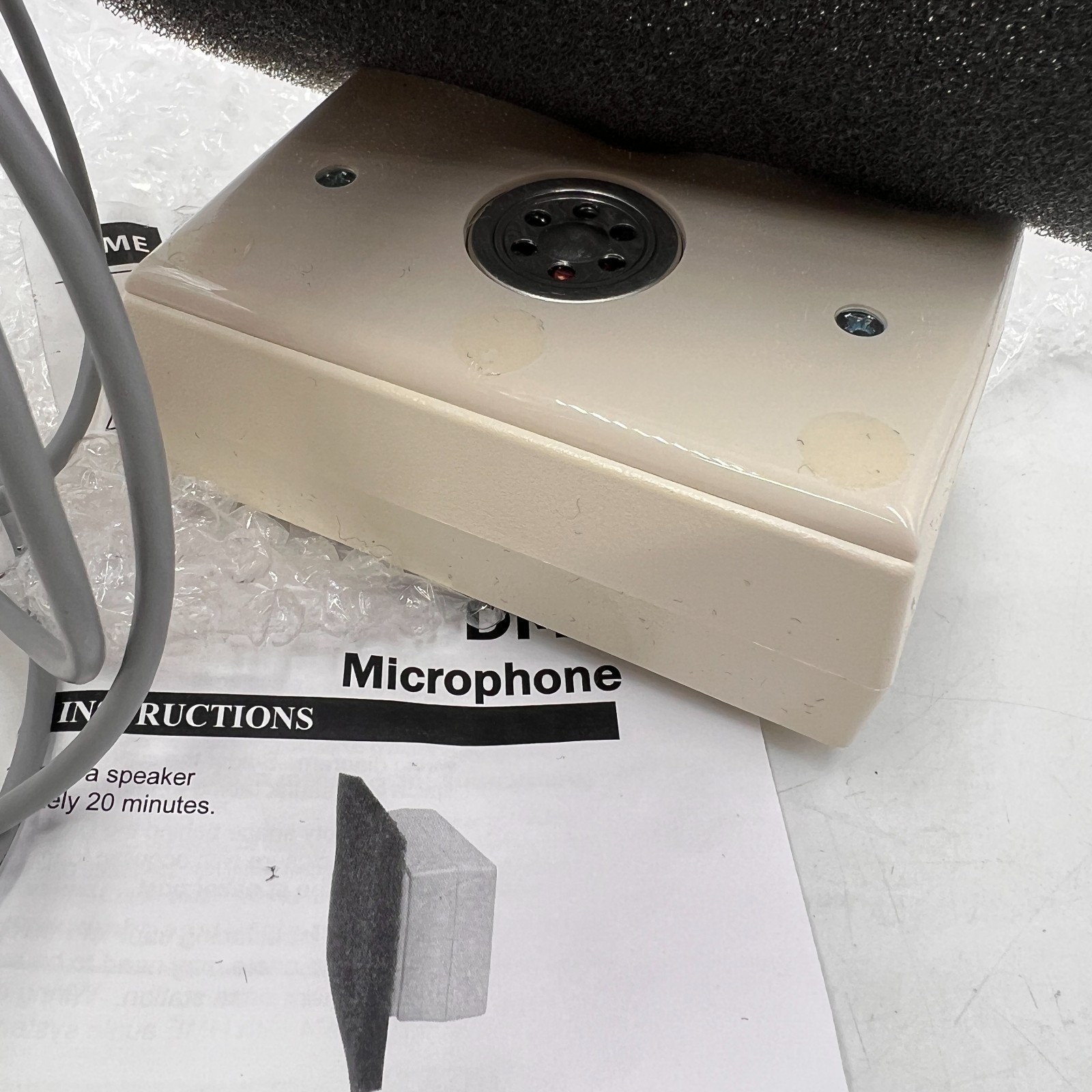 HME DM4 Drive Thru Intercom Directional Microphone MIC G28291-1 DM-4 For Ion IQ