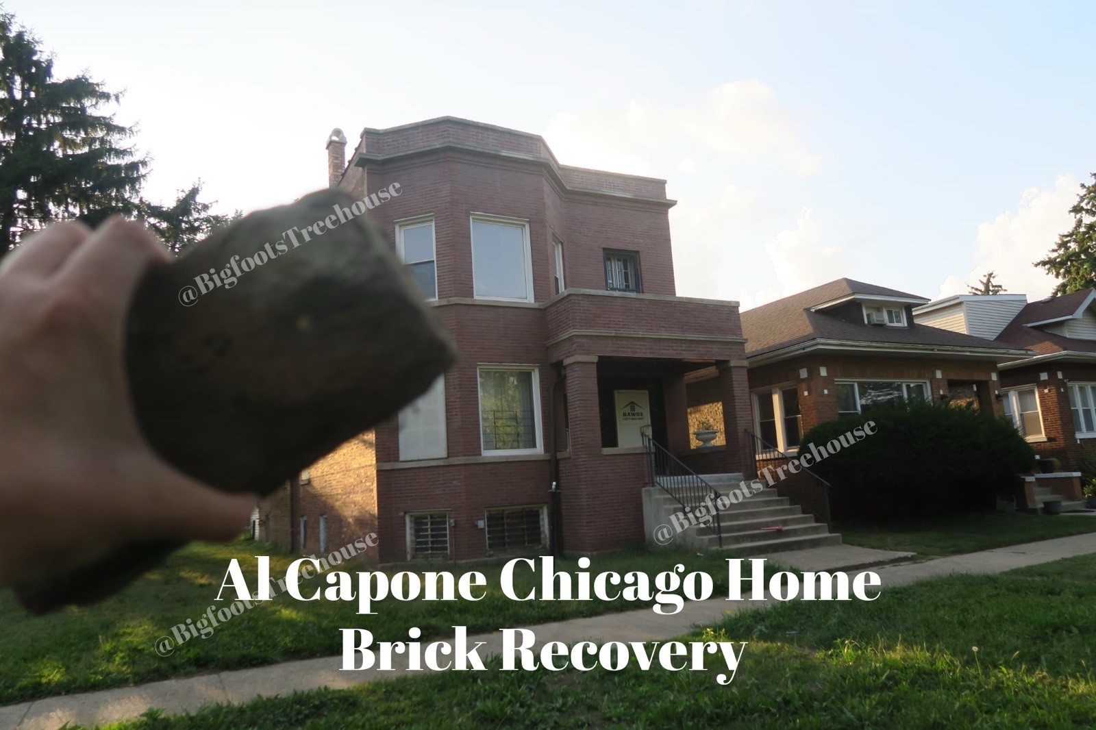 Al Capone Authentic Brick Relic Chicago Home