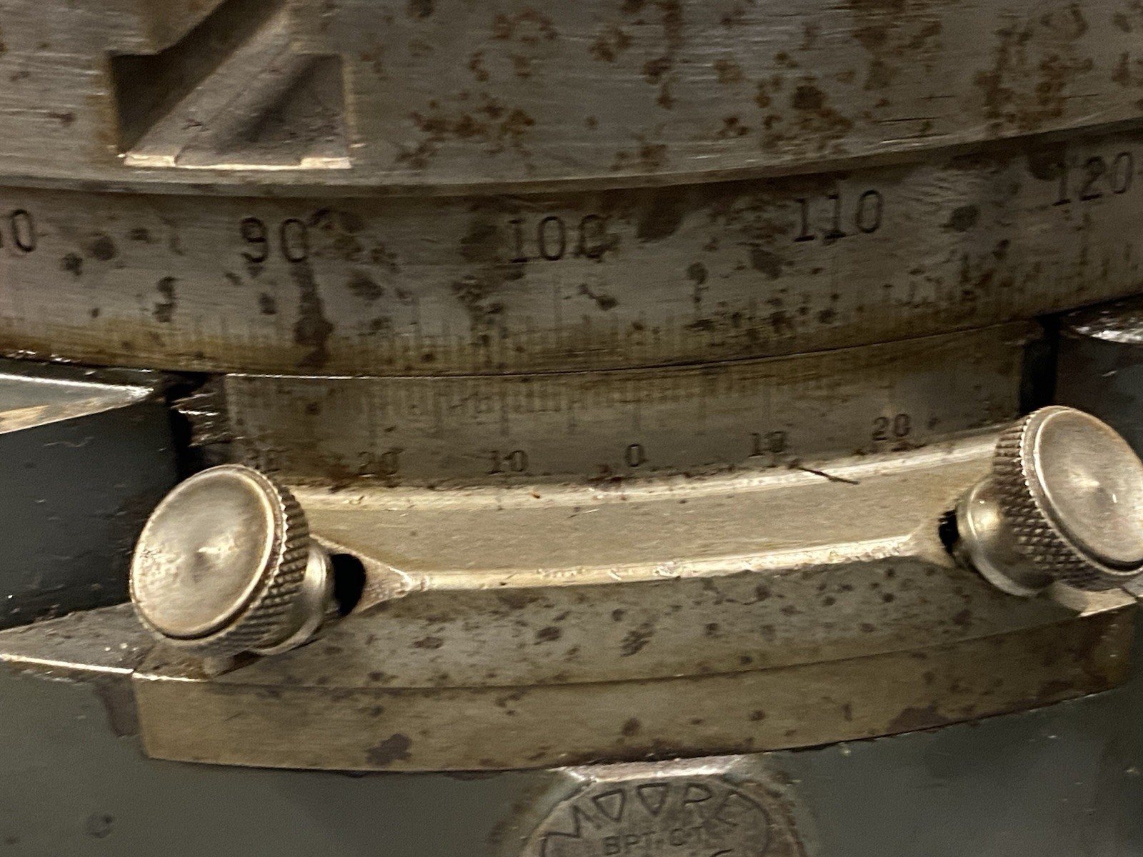 MOORE TOOLS T-SLOT ROTARY TABLE 10” Table 1311