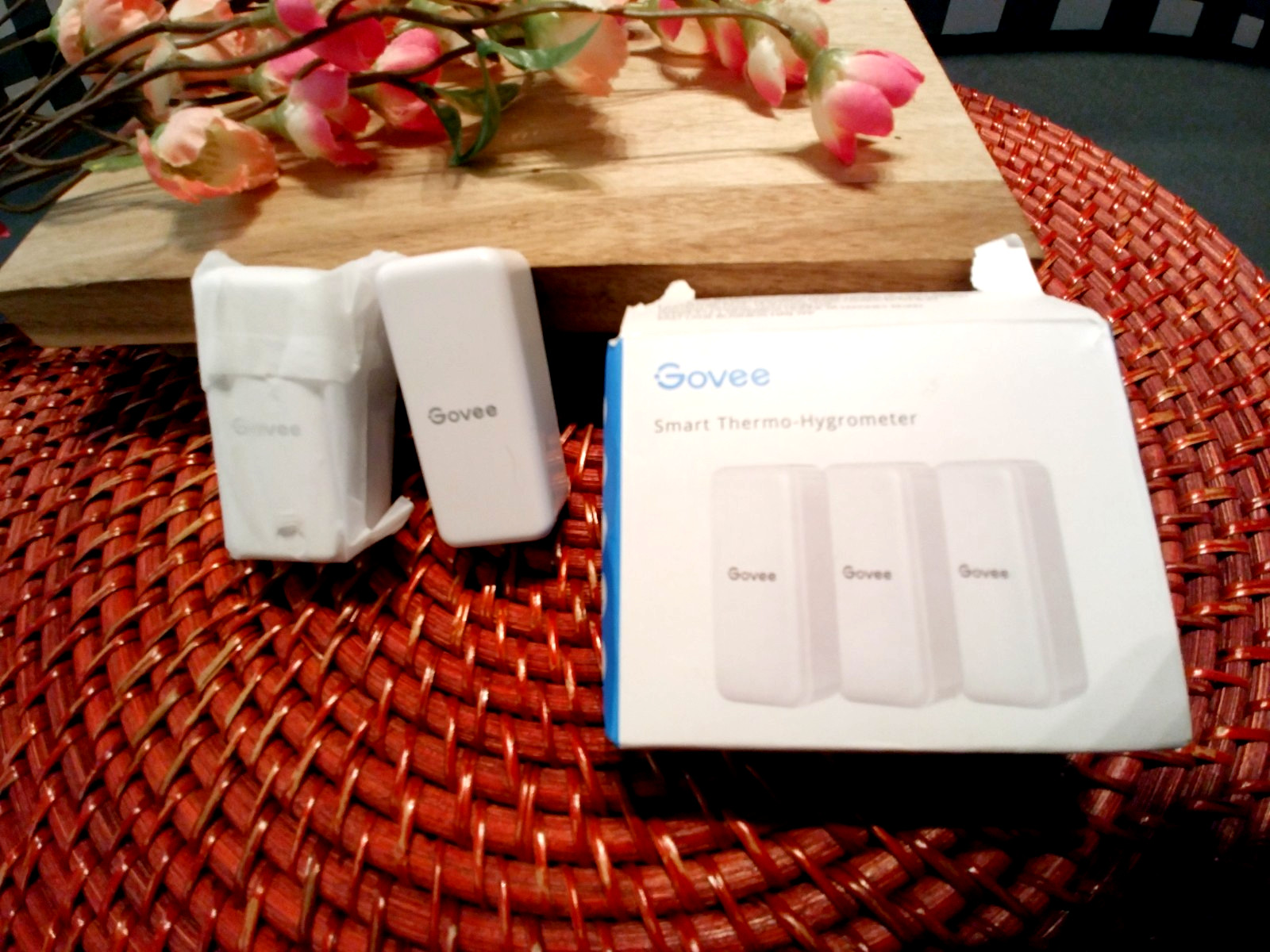 Govee Hygrometer Thermometer 2 Pack H5100 Bluetooth Temperature Humidity Sensor
