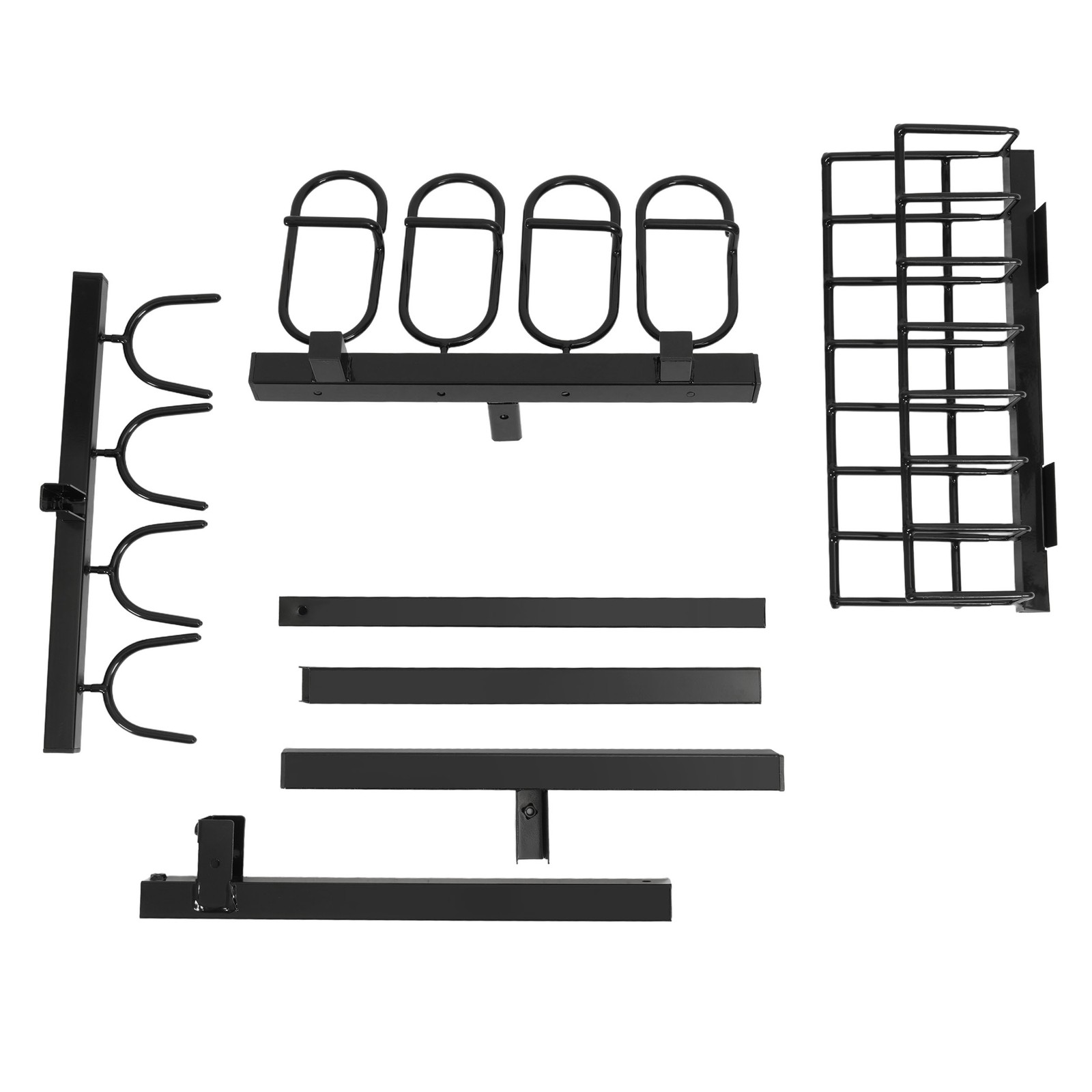 Folding Gun Rack Freestanding Rifle Pistol Storage Rack Stand For Shooting Range