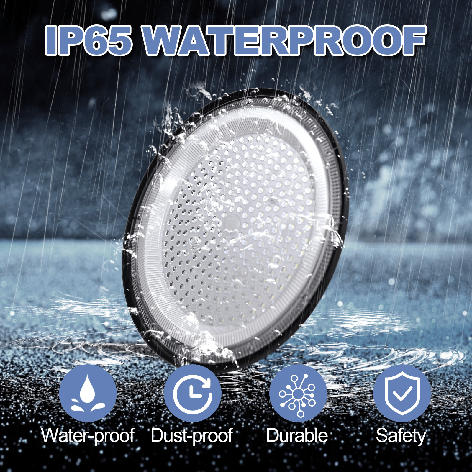 10 Pack 500W UFO LED High Bay Light Industrial Factory Warehouse Shop Commercial