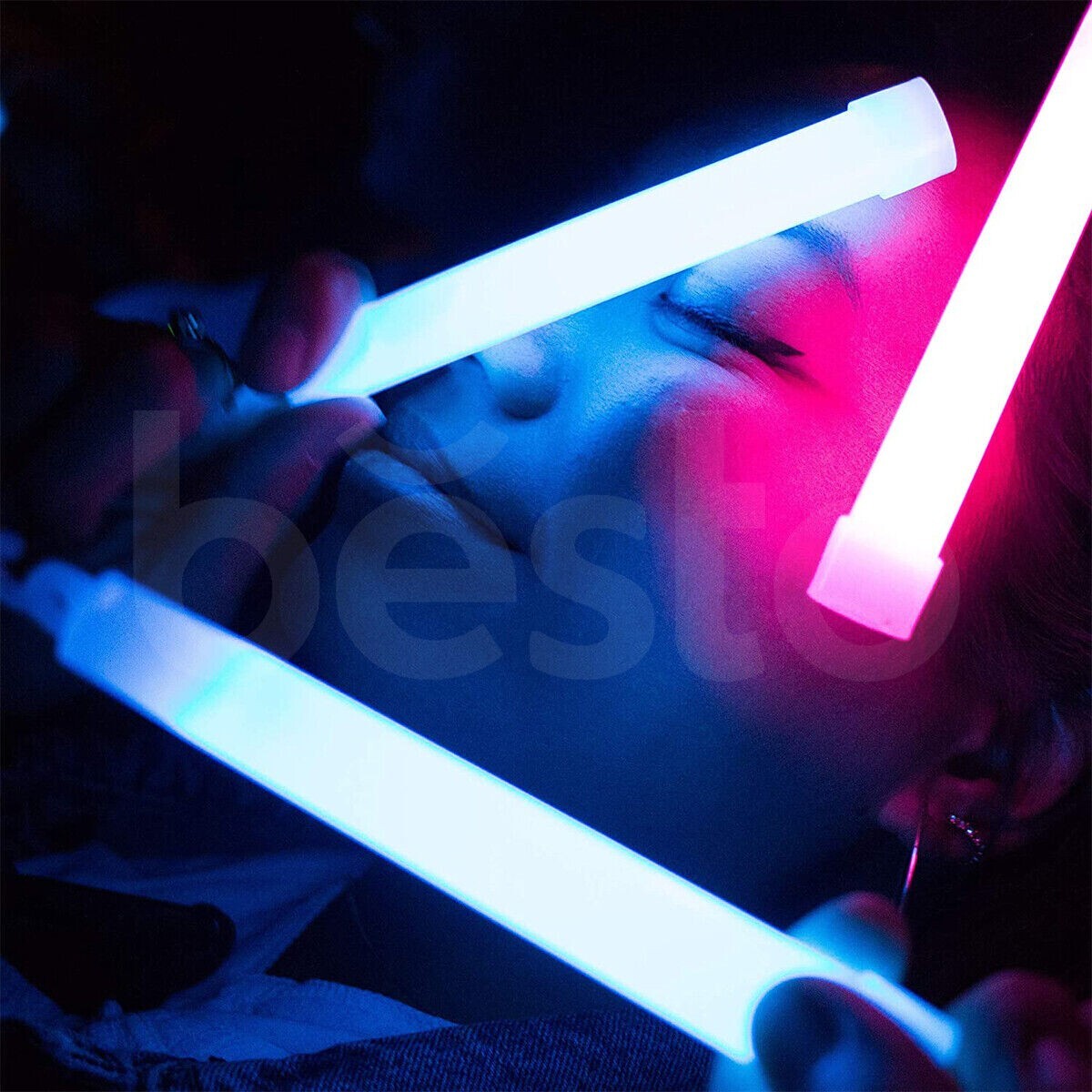 32 x Glow Sticks Party Pack Color Party Favors Safety Light 6 Inch Long