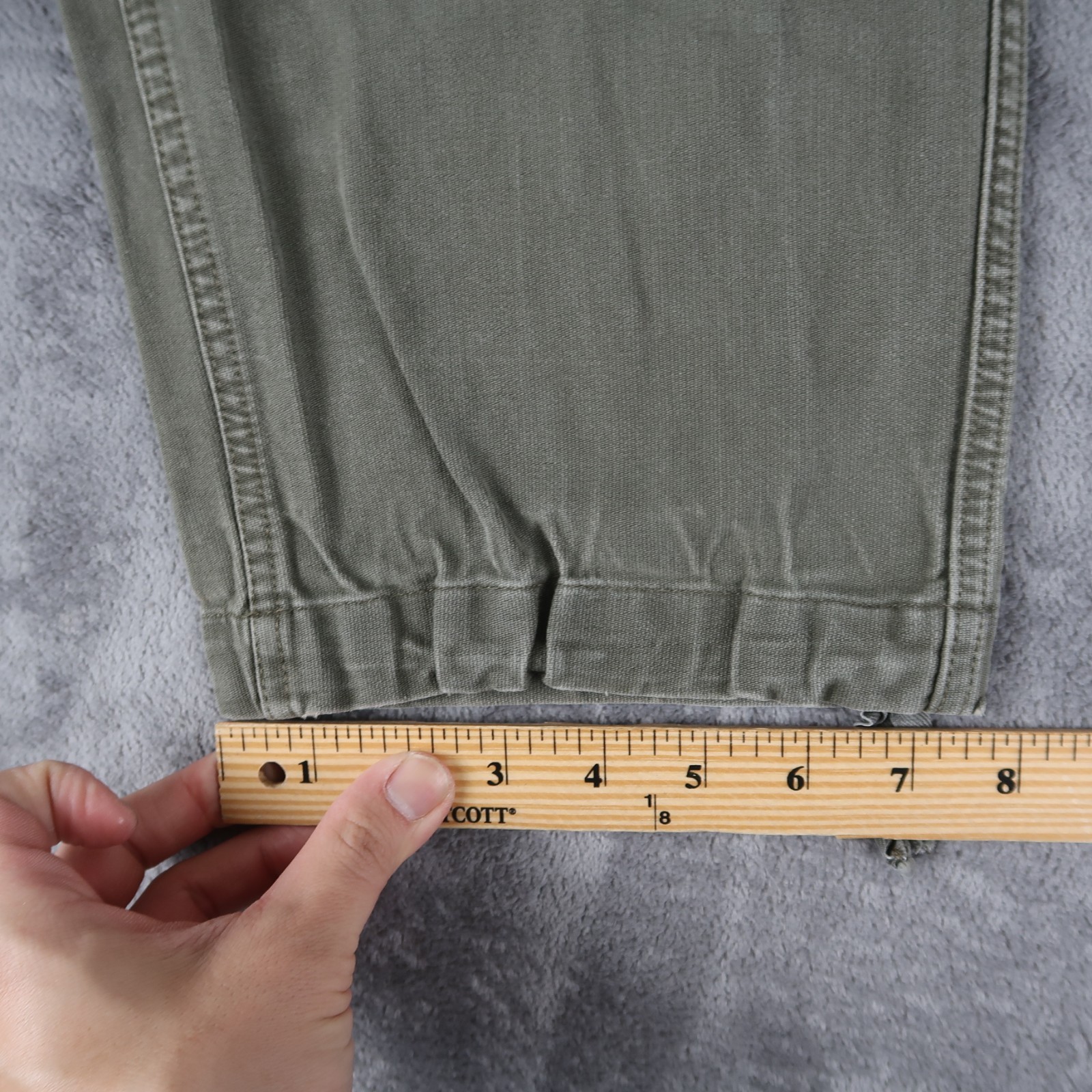 Vtg 90s Marquardt & Schulz German Military Green Combat Cargo Pants 32.5x27.5