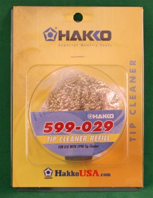 Wire Insert Refill for Hakko Soldering Iron Tip Cleaner - Better than a sponge!
