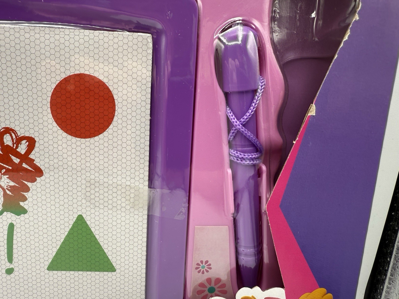 Nickelodeon Paw Patrol Magnetic Drawing Board Rainbow Pink Draw Write Erase New