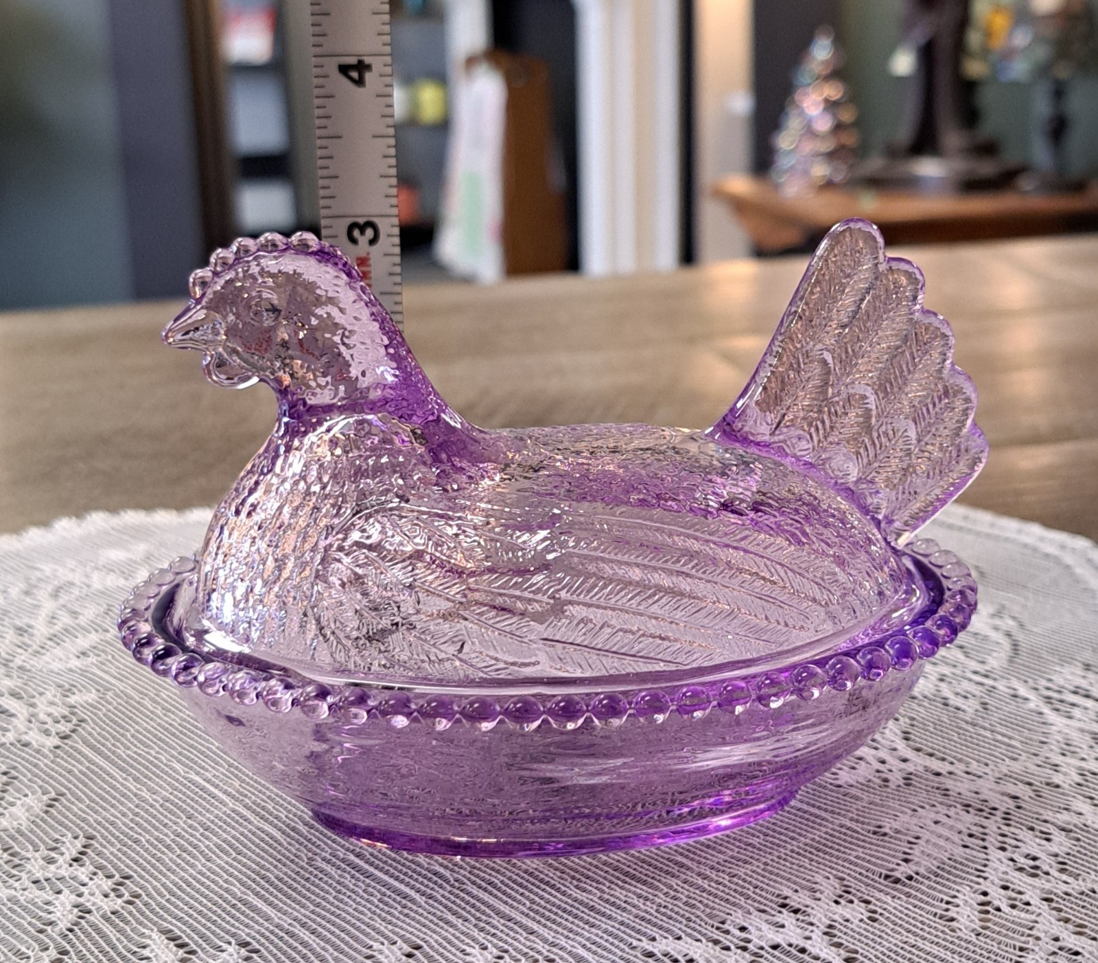 Set of 6 Hen On Nest, COMPLETE SET of Rose's Closet w/ Box, Small Indiana Style