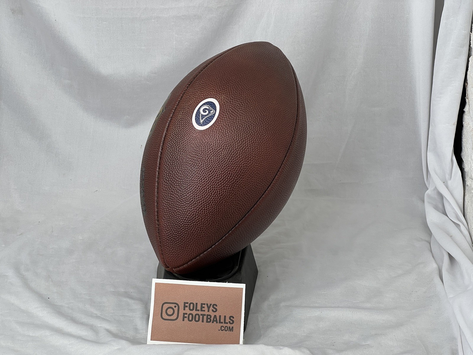 RAMS LOGO - NFL "The Duke" Wilson Football - Game Ball - Prepped & Conditioned