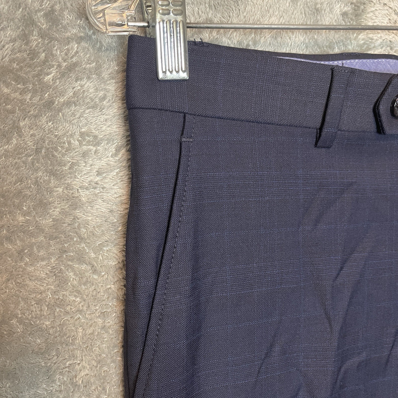 Tommy Hilfiger Mens Modern Fit TH Flex Stretch Solid Performance Pants Navy